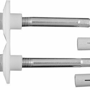 Duravit Befestigung für Wand WC und Wandbidet, chrom