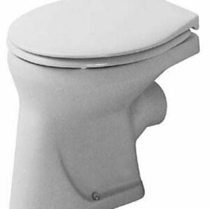 Duravit Stand WC Duraplus Bambi Flachspüler, Abgang waagerecht, weiss