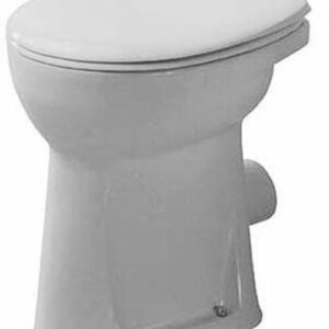 Duravit Stand WC Duraplus Sudan, 465+100mm erhöht, Abgang waagerecht, weiss