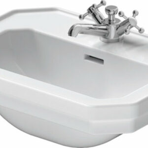 Duravit 1930 Handwaschbecken, 50x36,5cm, mit Überlauf, 1 Hahnloch
