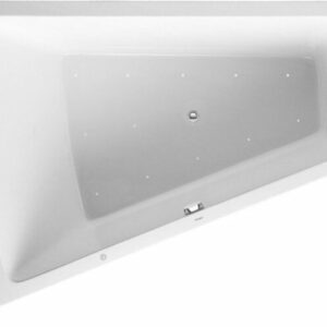 Duravit Whirlpool Paiova 1800x1400mm Einbauversion, Rückenschräge links, Gestell, Ab- und Überlaufgarnitur, Air-System